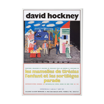 Poster David Hockney 1981