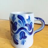 Mug tasse chope en grès au sel d’Alsace