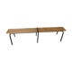 Former school bench from the 60s, adult model