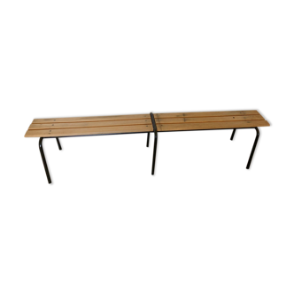 Former school bench from the 60s, adult model