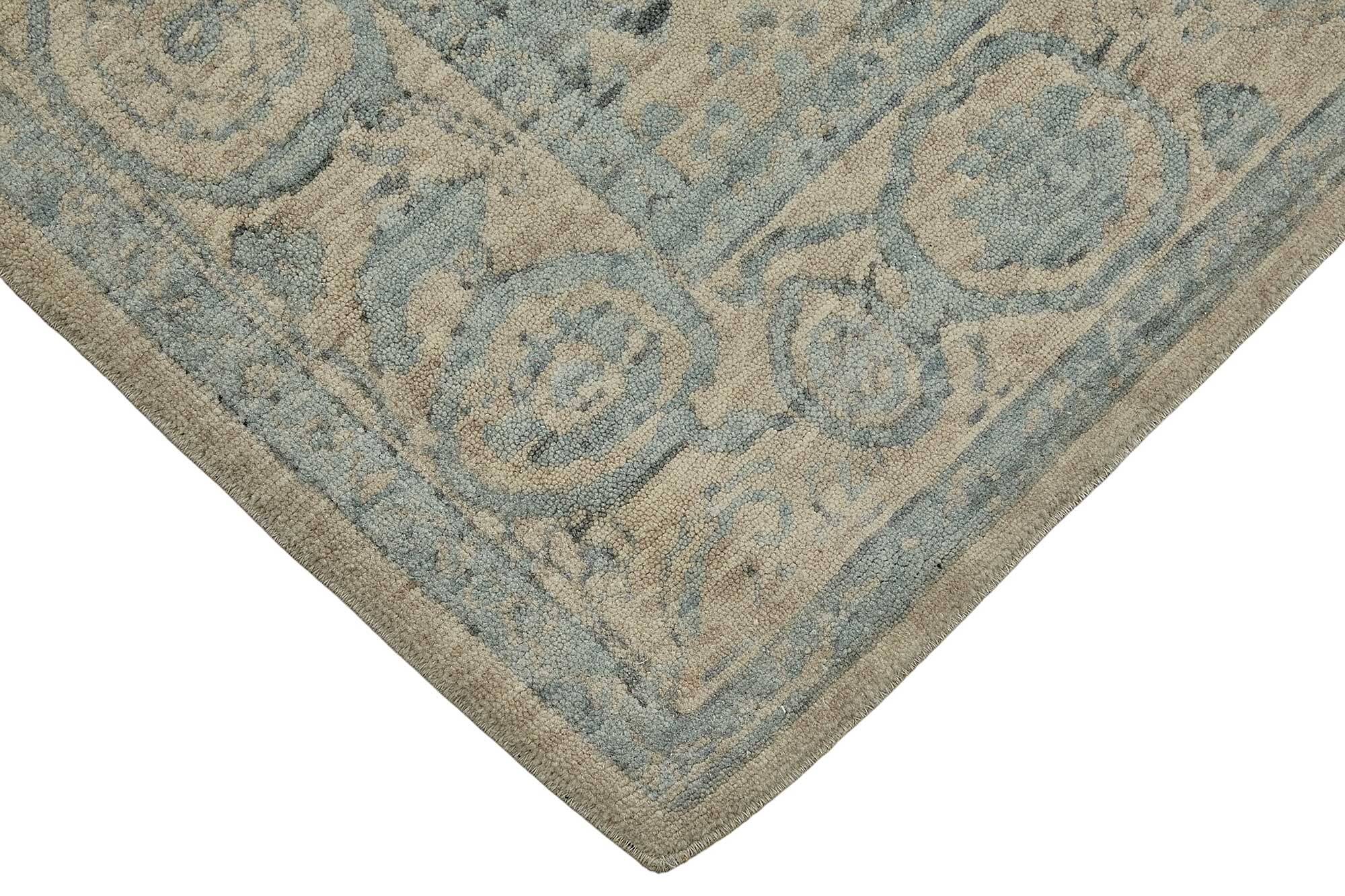Turkish Handcrafted Loom Oushak Rug 75 cm x 350 cm