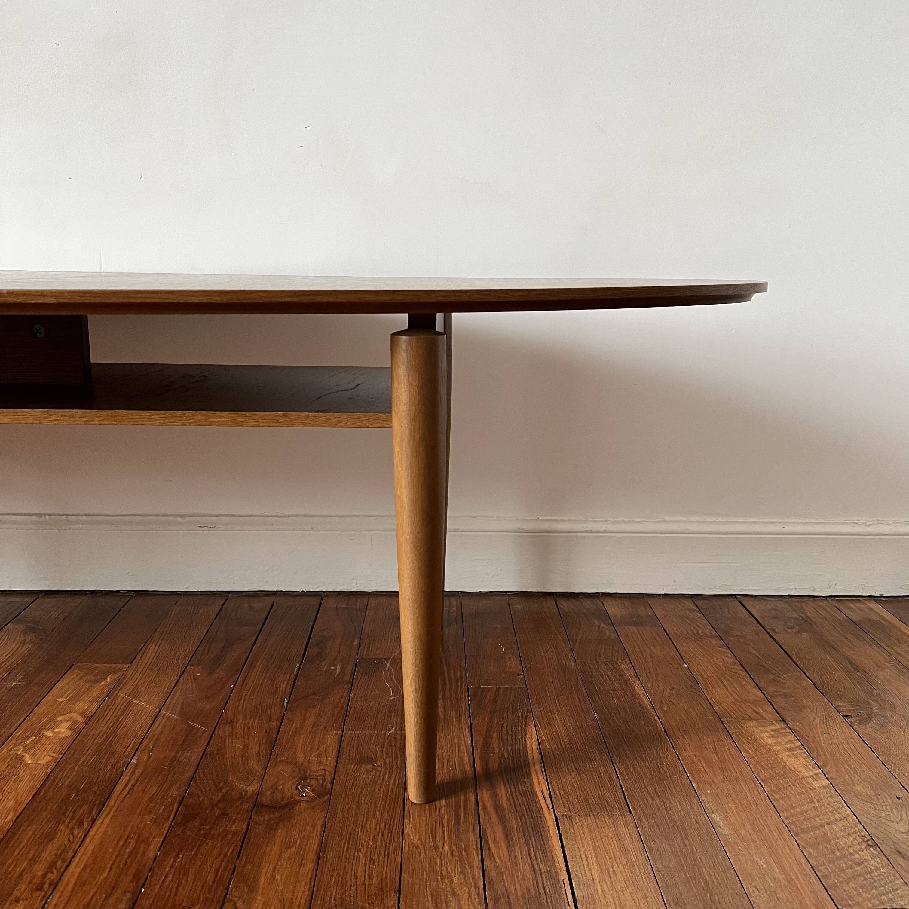 Oval Scandinavian coffee table