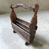 Brutalist magazine rack