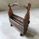 Brutalist magazine rack