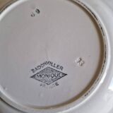 Lot de 12 assiettes creuses ancienne