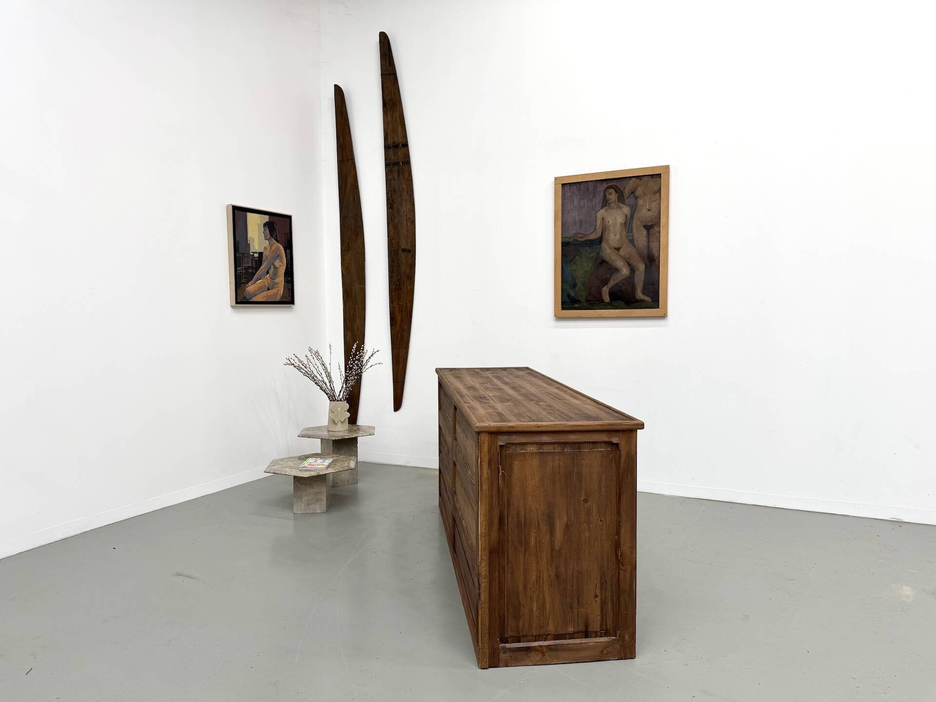 Pine workbench circa 1950