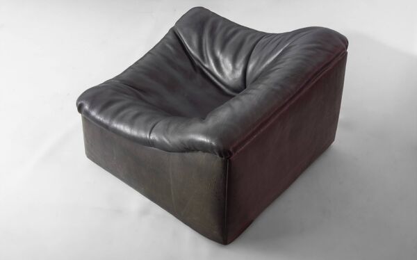 Grand canapé modulaire De Sede « DS-46 » avec fauteuil, Suisse, années 1970