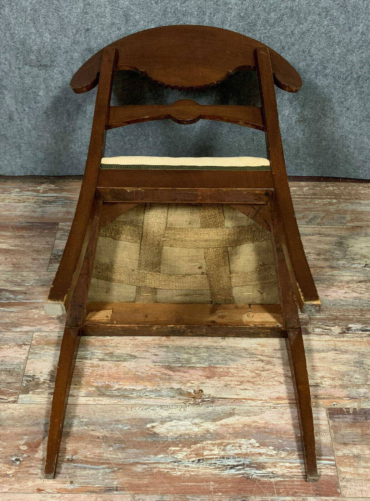 Biedermeier office chair in mahogany nineteenth century