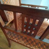 2 Art Deco chairs and 2 armchairs, 1930.