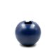 Modern blue spherical ceramic vase, Italy 1970