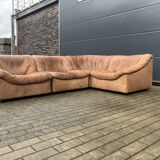De Sede Ds46 Modulair 5mm Buffel leather NECK Cognac Bruin