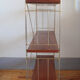 Etagère string métal doré bois