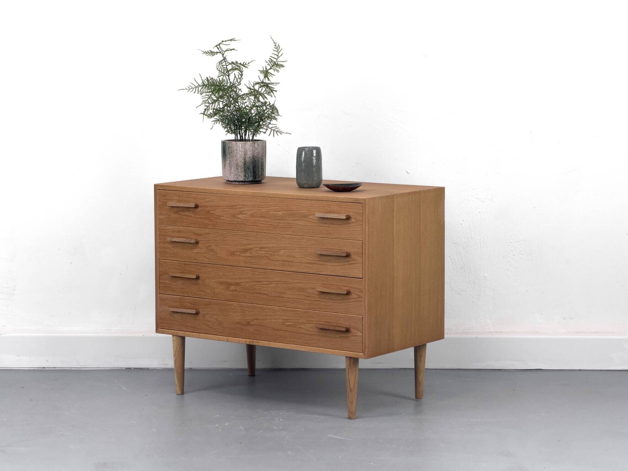 Danish Oak Chest of Drawers by Kai Kristiansen for FM Møbler, 1960s
