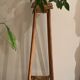 Large Art Deco harness in solid oak, early 20th century