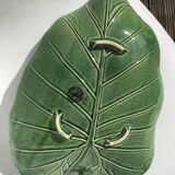 Exotic leaf fruit bowl