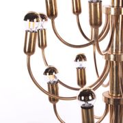 Suspension de chez Sciolori pour Boulanger avec 18 lumières, 1960