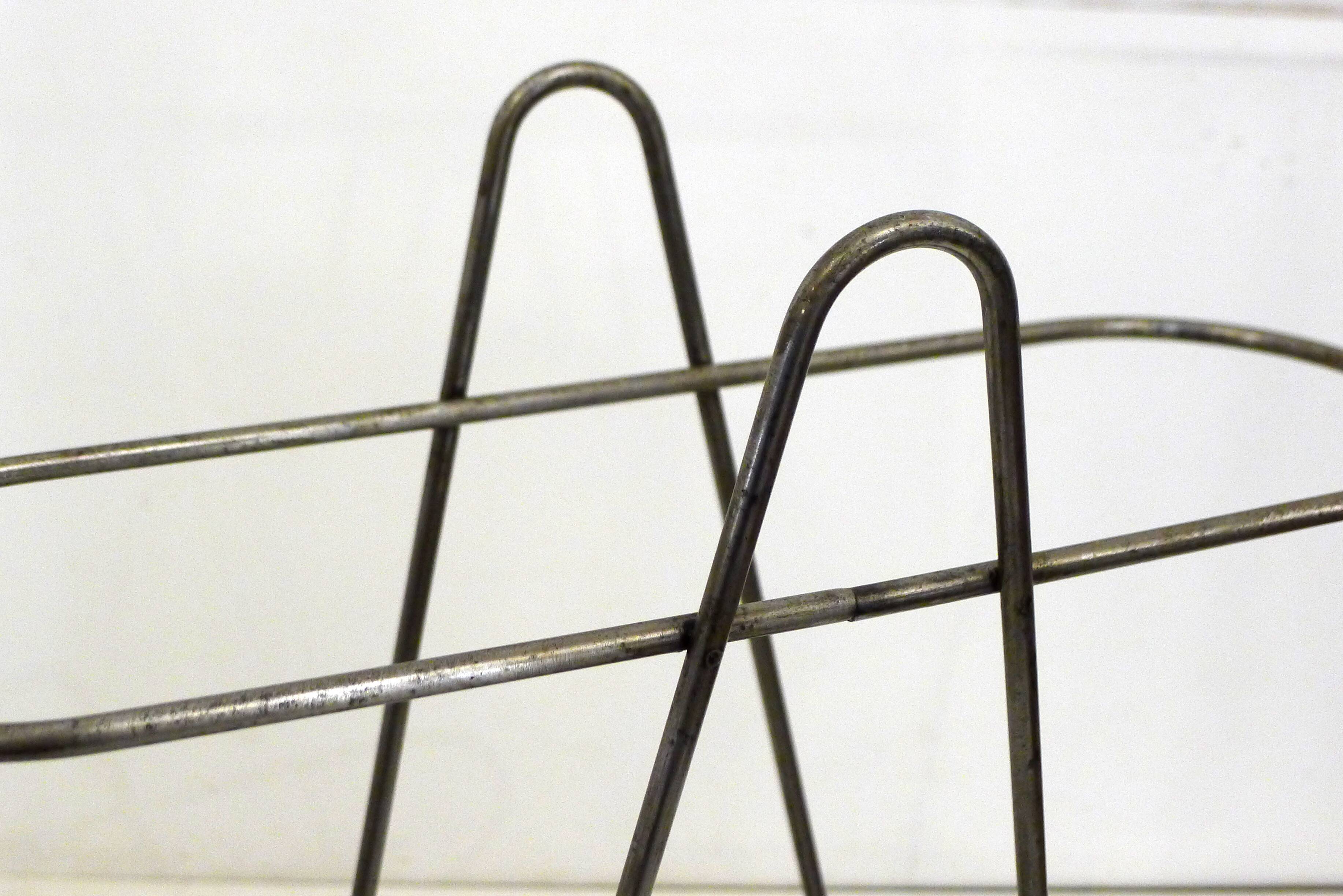 Modernist umbrella stand, Bauhaus style, in metal
