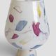 Postmodern Italian Murano Art Glass Chalice, Abstract Decoration, 1980s