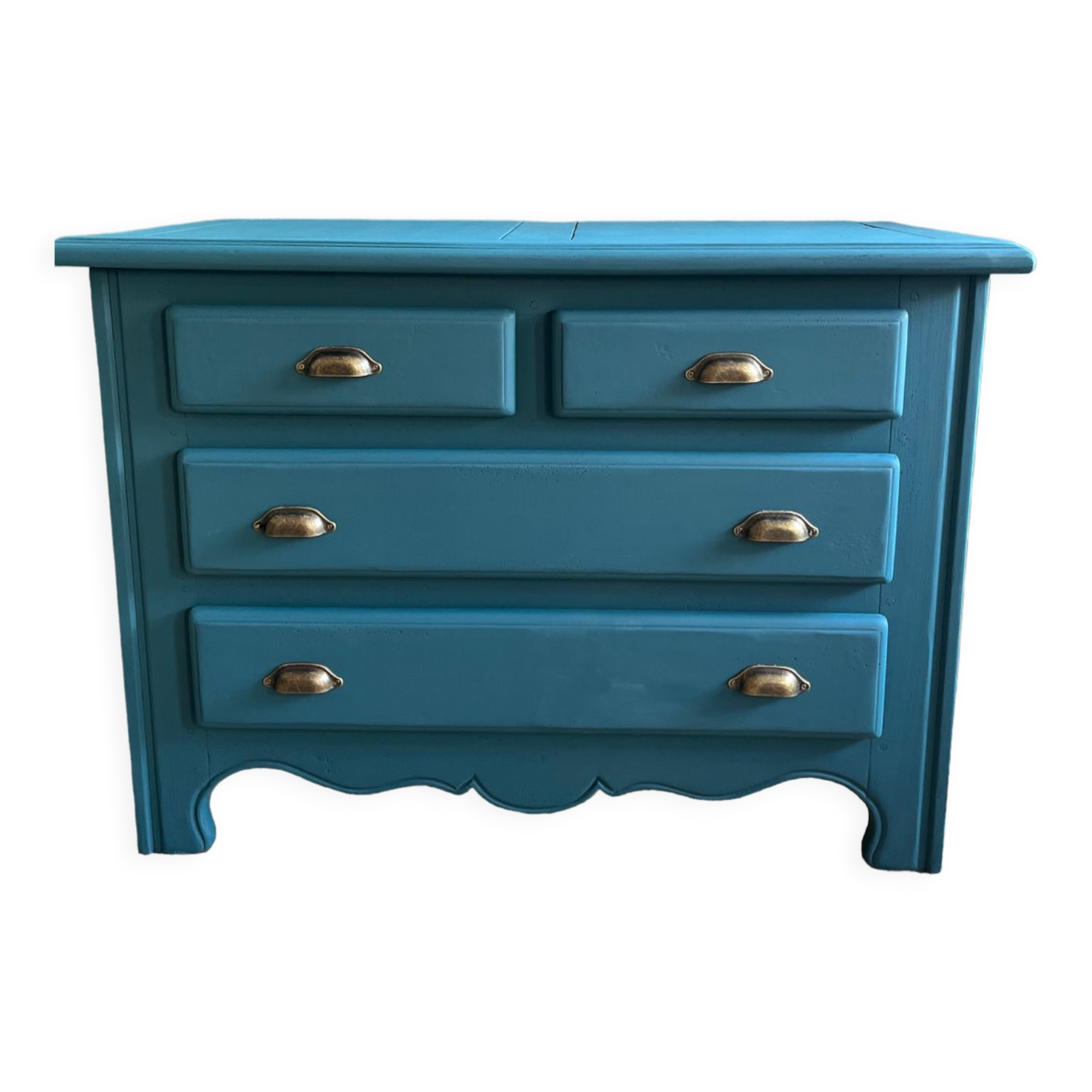 Oak chest of drawers pegged summer night