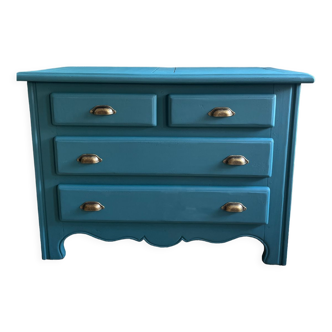 Commode en chêne chevillée nuit d'été