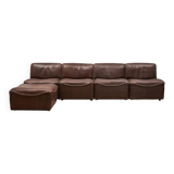 De Sede DS-15 Modular Leather Sofa Switzerland 1970s