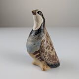 Lladró Porcelain Figurine "Small Partridge" in Stoneware, 1970s