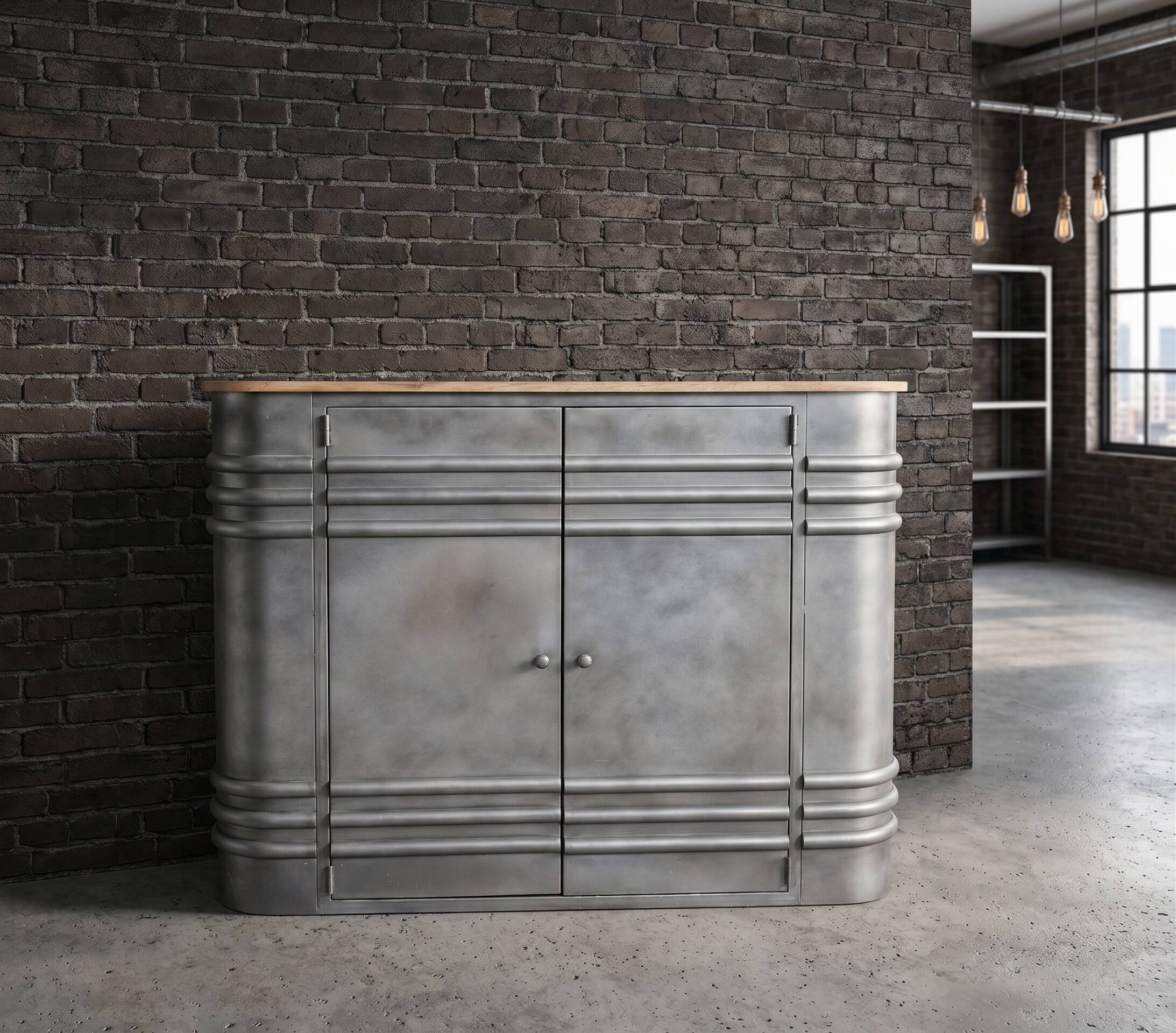 Buffet industriel en métal Locker