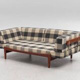 Swedish sofa bed, 1950s. Designed by IB KOFOD-LARSEN. manufactured by OPE Jönköping