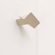 Pair of vintage wall sconces, matte white metal, France, 1970.