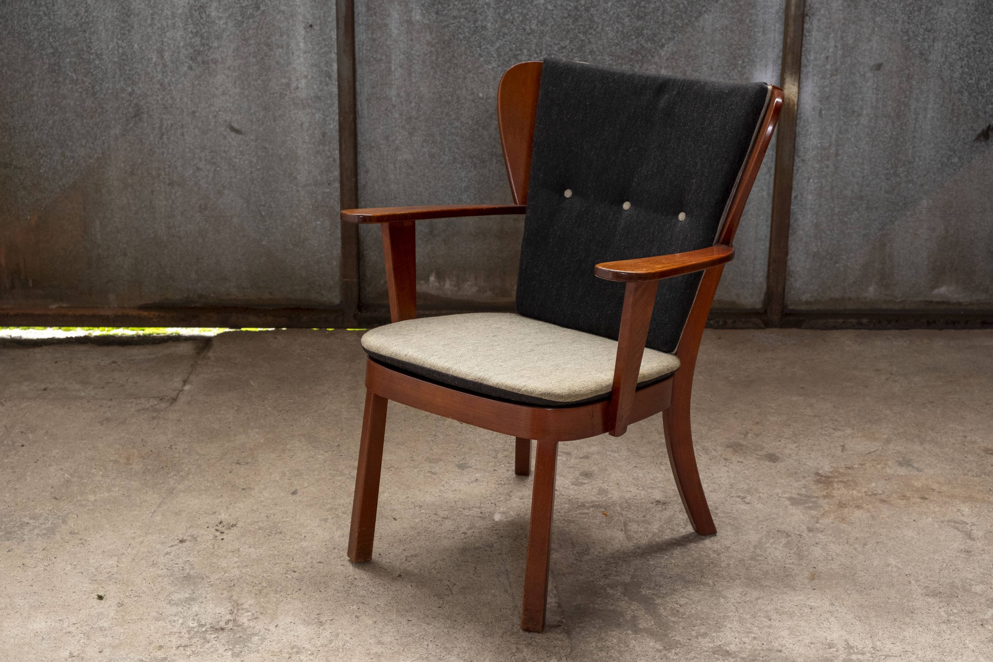 Fauteuil Canada par Christian E. Hansen, par Fritz Hansen, 1944 Danemark
