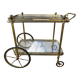 Rolling serving table in neo-classical Louis XVI style.