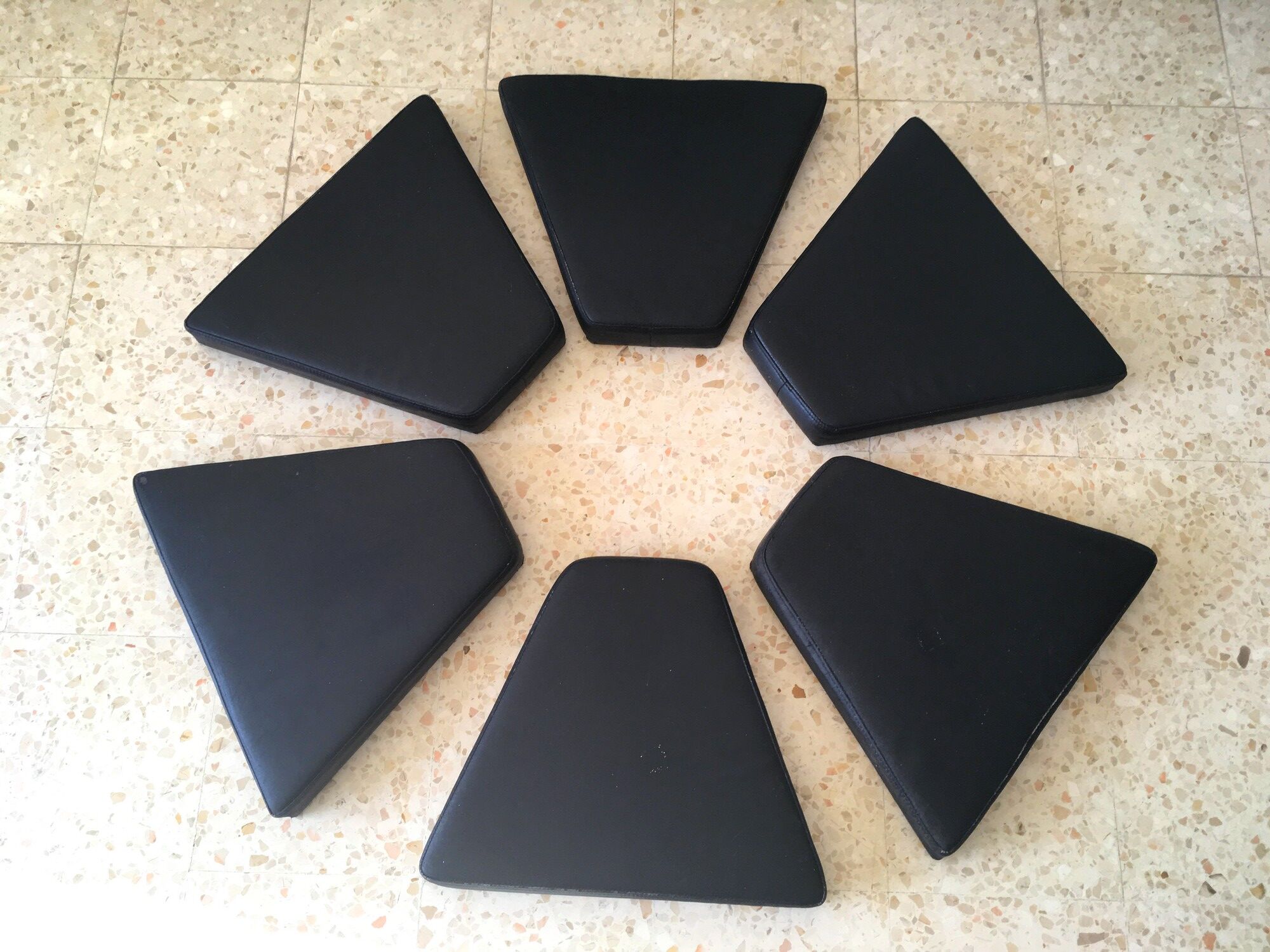 6 chairs vintage years 80