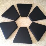 6 chairs vintage years 80