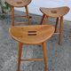 Vintage oak bar stool