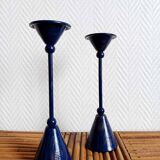 Pair of Memphis design candlesticks 1980
