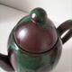 Ceramic coffee pot in red clay – artist's creation