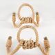 AUDOUX & MINET (attributed to) - Pair of wall lights France, circa 1950 - Rope