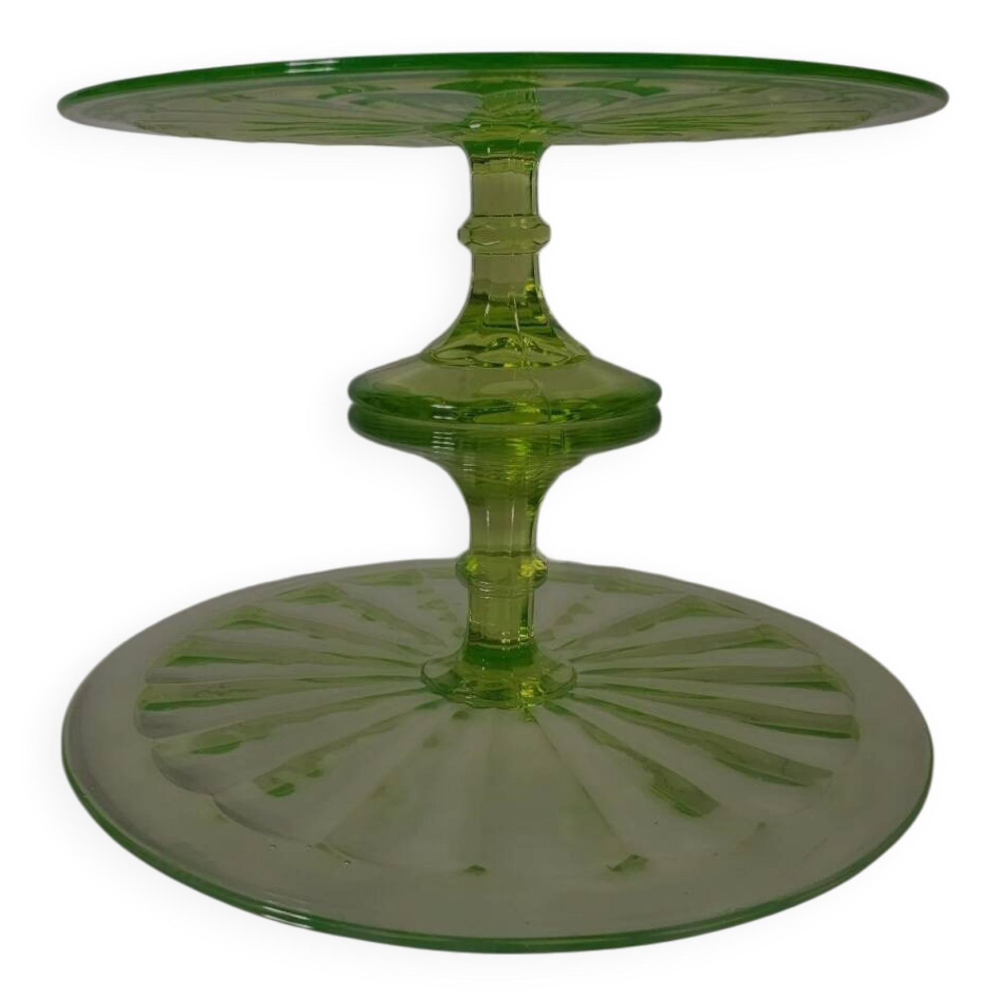 Uranium d'annagroen art déco émaillé taartschotel, Ø 31 cm