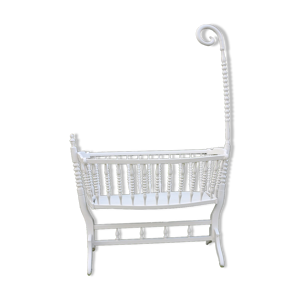 Bercelonnette en bois - blanc