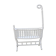 Bercelonnette en bois blanc