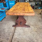 Large solid wood table – carefully restored – 200 x 80 cm