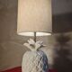 pineapple lamp 1960 white porcelain 38x16 very pretty model lampshade in l