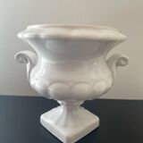 Small Medici vase in white porcelain