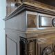 Large buffet with 2 bodies in Renaissance style made of solid walnut.