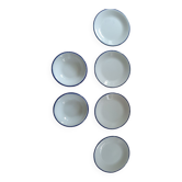 Lot 6 plates Ceramica Dalia Castelforte