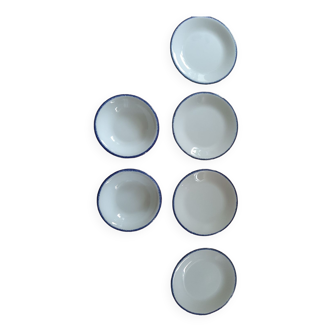 Lot 6 plates Ceramica Dalia Castelforte
