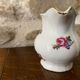 Petit pot à lait ou crémier décor fleurs et liséré doré
