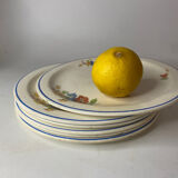 Six dessert plates
