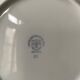 Series of 12 dessert plates in fine bohemian porcelain