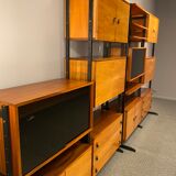 Book case Modular Walnut vintage 60’